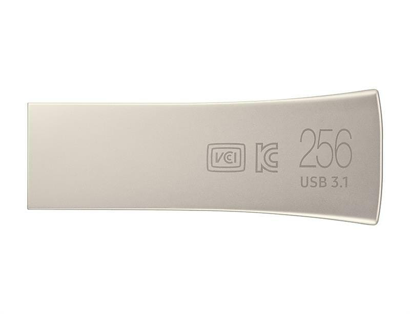 Флеш-накопичувач USB3.1 256GB Samsung Bar Plus Champagne Silver (MUF-256BE3/APC)