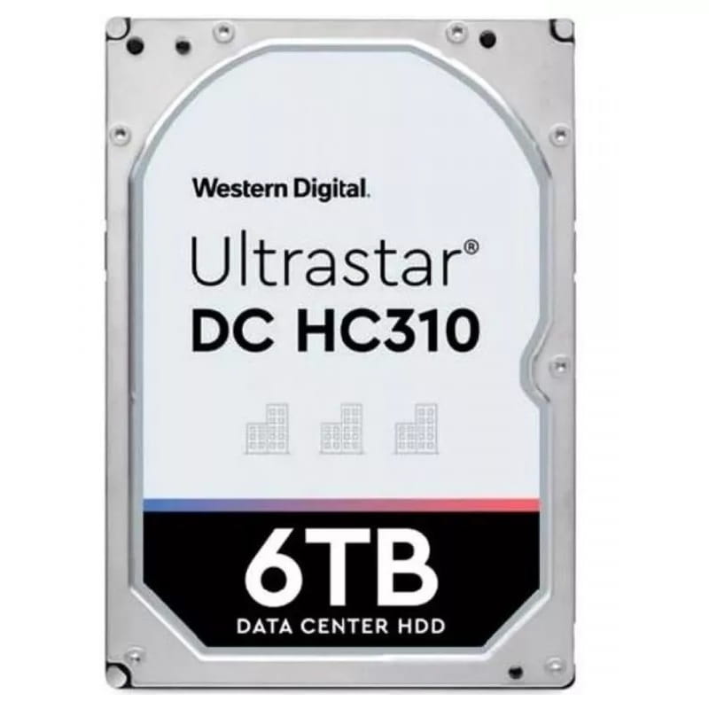 Накопитель HDD 3.5" SATA 6.0TB WD Ultrastar DC HC310 7200rpm 256MB (HUS726T6TALE6L4)