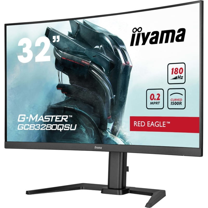 Монитор Iiyama 31.5" G-Master GCB3280QSU-B2 VA Black 180Hz Curved