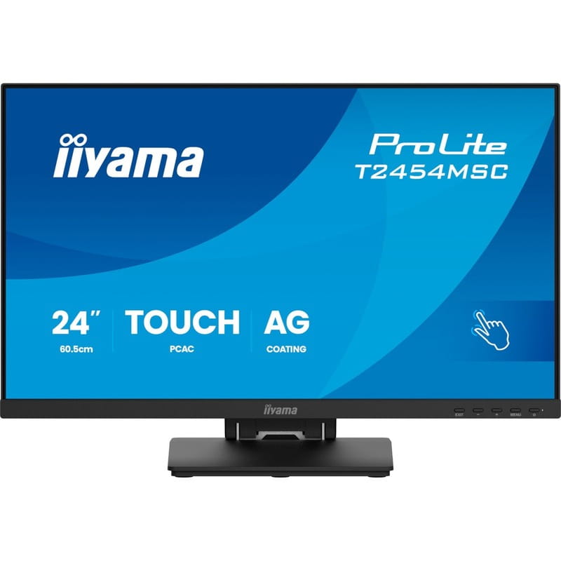 Монітор Iiyama 23.8" ProLite T2454MSC-B3AG IPS Black