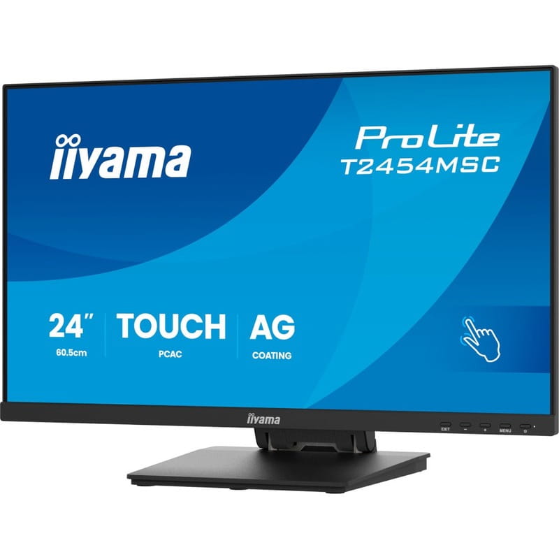 Монітор Iiyama 23.8" ProLite T2454MSC-B3AG IPS Black