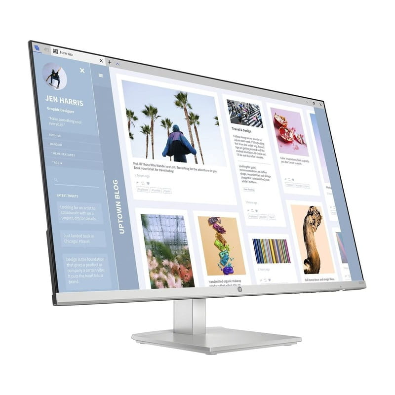 Монiтор HP 27" S5 527sh (94C50AA) IPS Black-Silver 100Hz