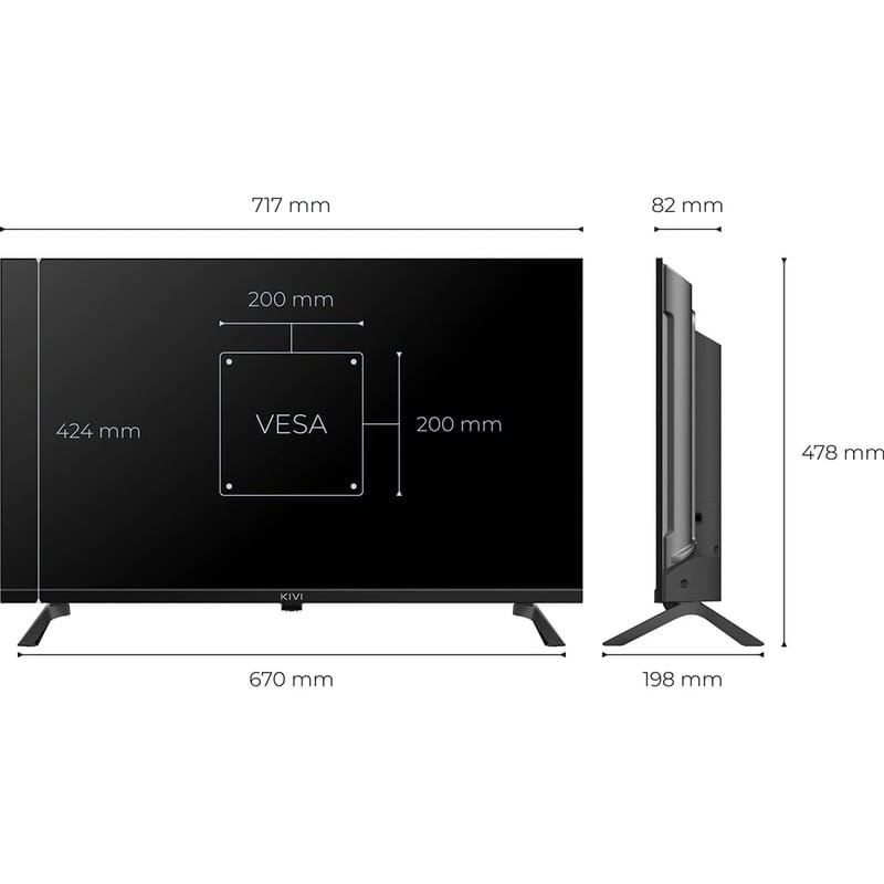 Телевизор Kivi 32H820KB