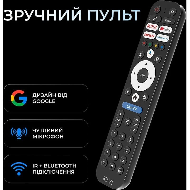 Телевiзор Kivi 32H800KB