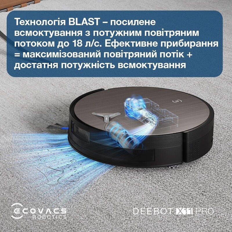 Робот-пылесос Ecovacs Deebot X11 Pro Omni (DEX99-1 Black)
