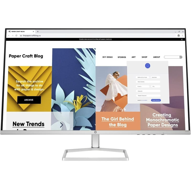 Монiтор HP 31.5" S5 532sf (94F50AA) VA Black-Silver 100Hz