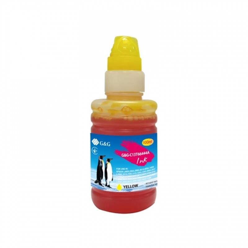 Чернила G&G Epson L100/L200 (Yellow) (G&G-C13T66444A) (T6644) 100мл