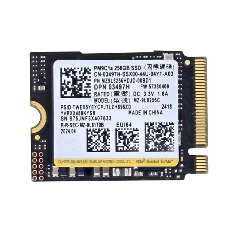 Накопичувач SSD  256GB Samsung M.2 2230 PCIe 4.0 x4 TLC (MZ-9L8256C)