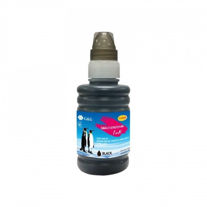 Чорнило G&G Epson L800/L810/L850 (Black) (G&G-C13T67314A) (T6731) 100мл