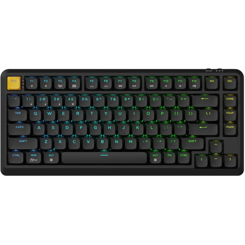 Клавіатура бездротова Keychron J1, K Pro Red, Hot-Swap, RGB Black (J1-H1-UA)