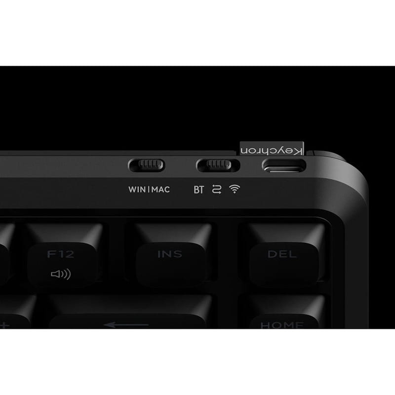 Клавіатура бездротова Keychron J1, K Pro Red, Hot-Swap, RGB Black (J1-H1-UA)