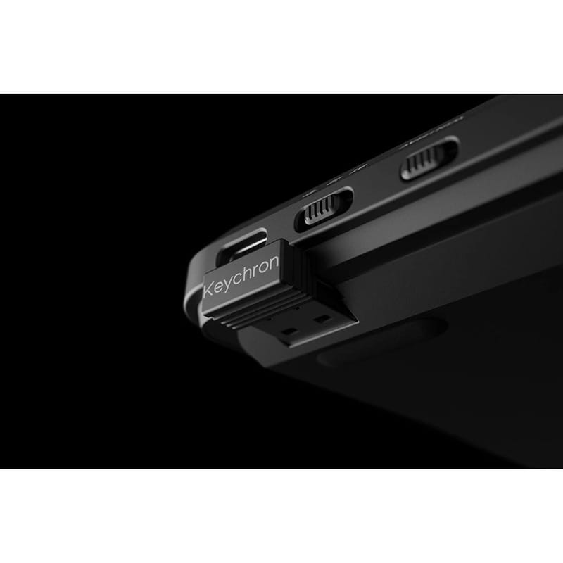 Клавіатура бездротова Keychron J1, K Pro Brown, Hot-Swap, RGB Black (J1-H3-UA)