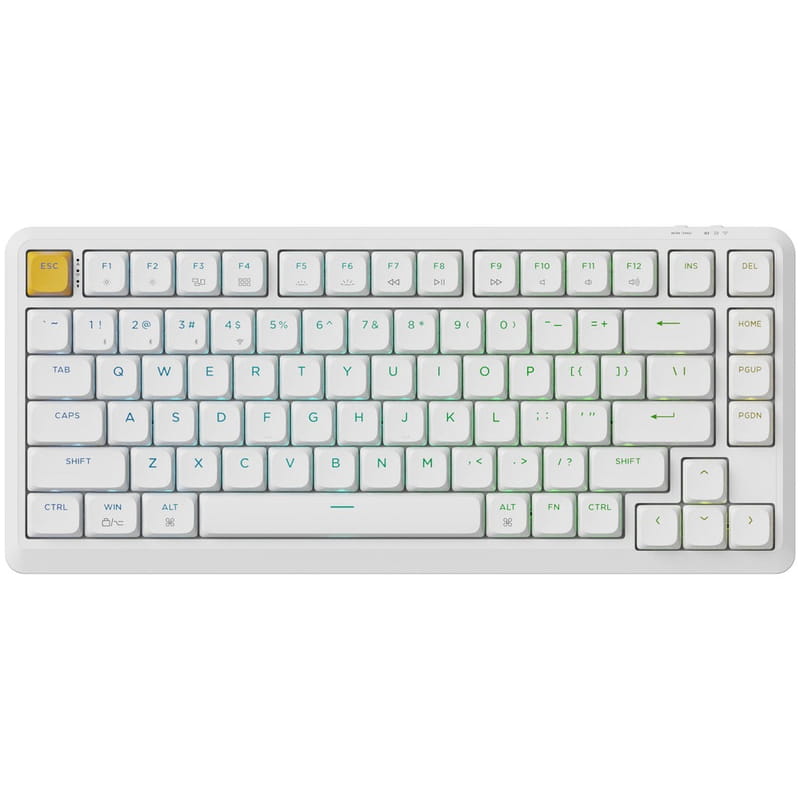 Клавіатура бездротова Keychron J1, K Pro Red, Hot-Swap, RGB White (J1-Q1-UA)