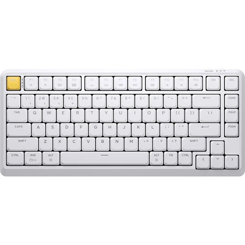 Клавіатура бездротова Keychron J1, K Pro Red, Hot-Swap, RGB White (J1-Q1-UA)