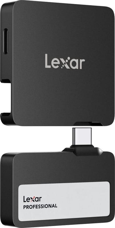 Накопичувач зовнішній SSD USB 1.0TB Lexar Professional Go Black (LSL400S001T-RNBNG)