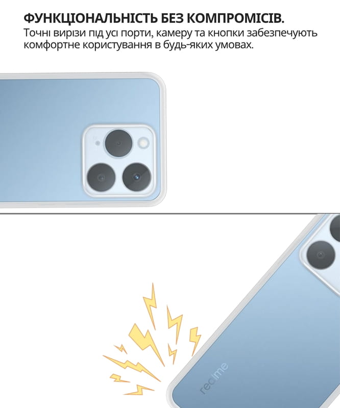 Чохол-накладка BeCover для Realme 15T Transparancy (714695)