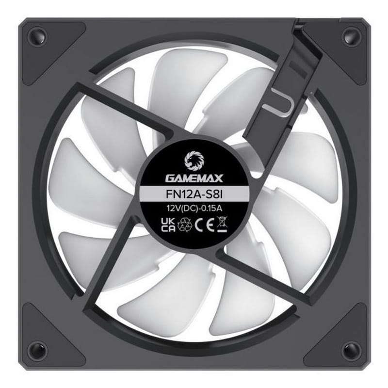Вентилятор GameMax FN12A-S8I Black