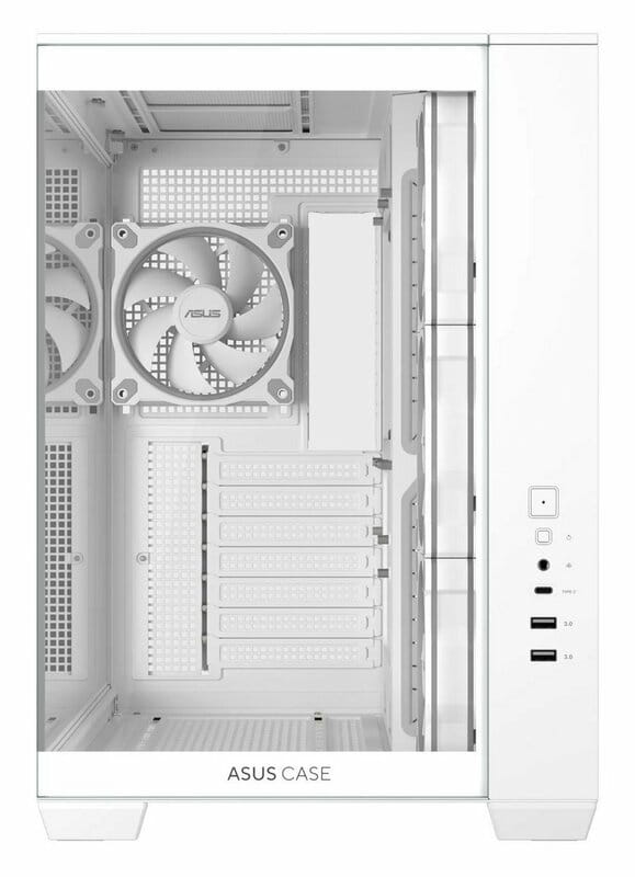 Корпус Asus A32 Plus White Tempered Glass (90DC00S3-B19000)