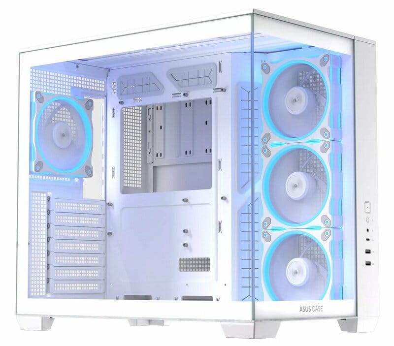 Корпус Asus A32 Plus White Tempered Glass (90DC00S3-B19000)