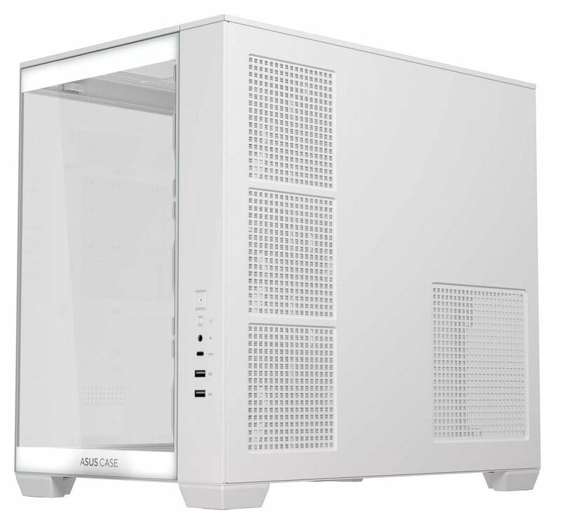 Корпус Asus A32 Plus White Tempered Glass (90DC00S3-B19000)