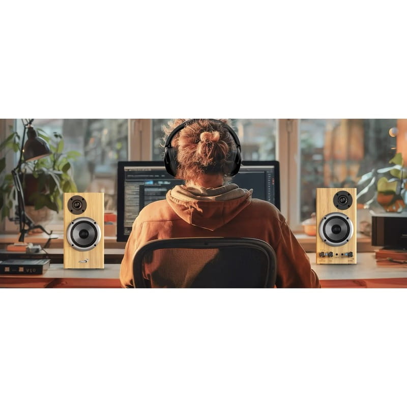 Акустическая система Genius SP-HF520BT Pine Wood (31730054403)