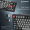 Фото - Клавиатура беспроводная GamePro Asgard Yord Keychron Super Red Switch Black (MK266BK) | click.ua