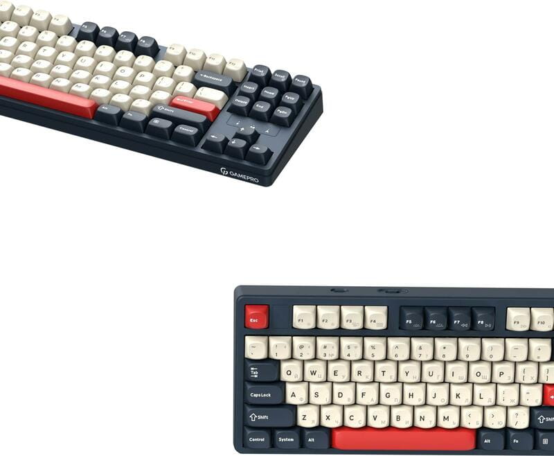 Клавиатура беспроводная GamePro Asgard Ragnar Keychron Super Red Switch Blue (MK285BL)