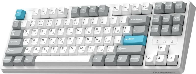 Клавиатура беспроводная GamePro Asgard Ragnar Keychron Super Red Switch White (MK285WH)