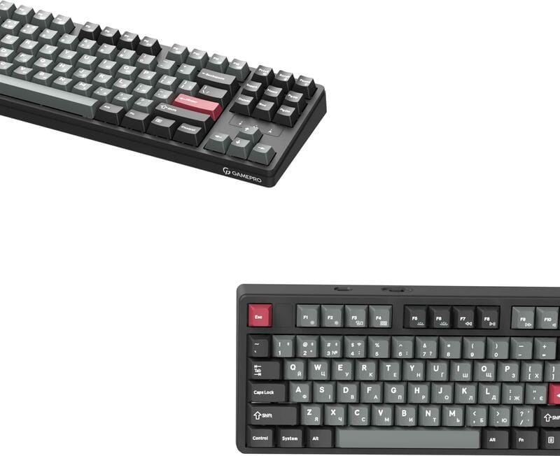 Клавиатура беспроводная GamePro Asgard Ragnar Keychron Super Red Switch Black (MK285BK)