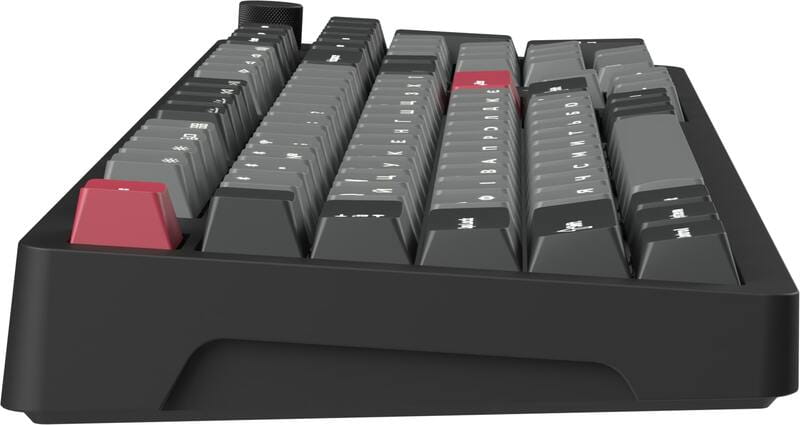Клавиатура беспроводная GamePro Asgard Drakkar Keychron Super Red Switch Black (MK305BK)