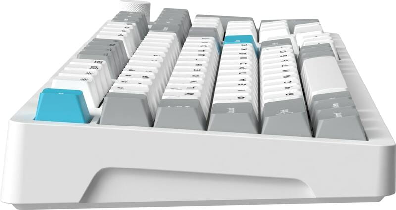 Клавиатура беспроводная GamePro Asgard Drakkar Keychron Super Red Switch White (MK305WH)