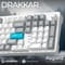 Фото - Клавиатура беспроводная GamePro Asgard Drakkar Keychron Super Red Switch White (MK305WH) | click.ua