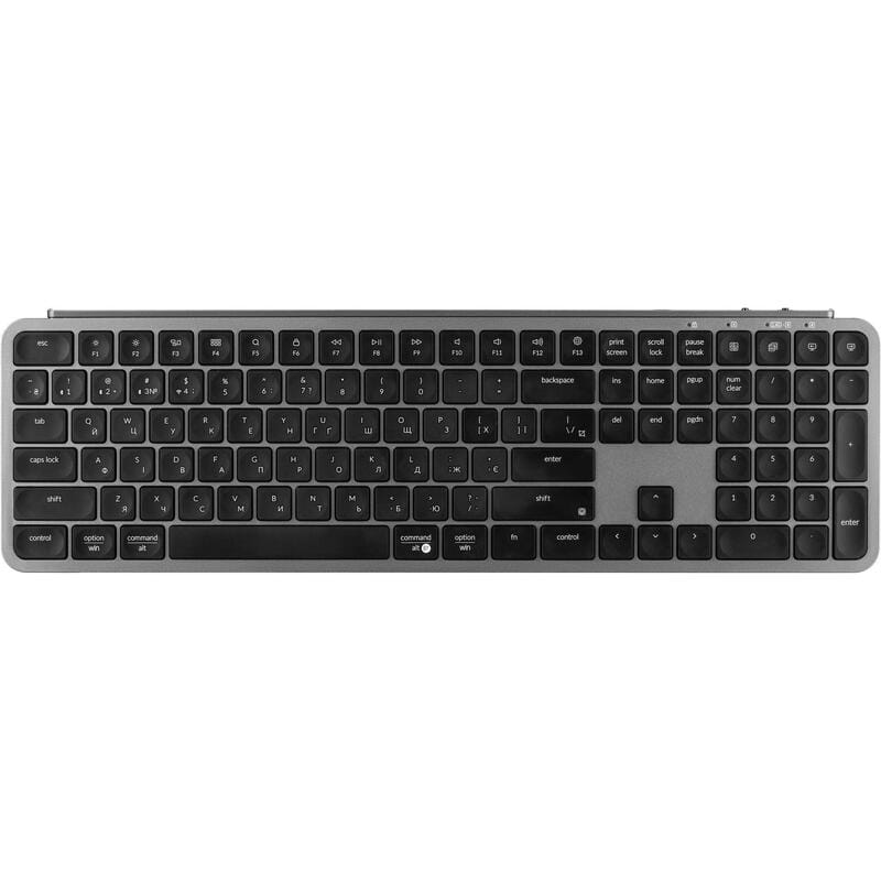 Клавіатура бездротова Keychron B6 Pro Space Gray (B6P-K1-UA)