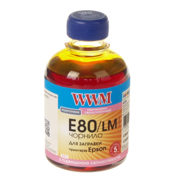 Чернила WWM EPSON L800 (Light Magenta) (E80/LM) 200 г