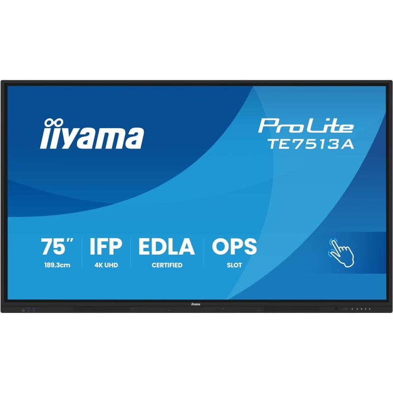 Дисплей 75" Iiyama ProLite TE7513A-B1AG IPS Black