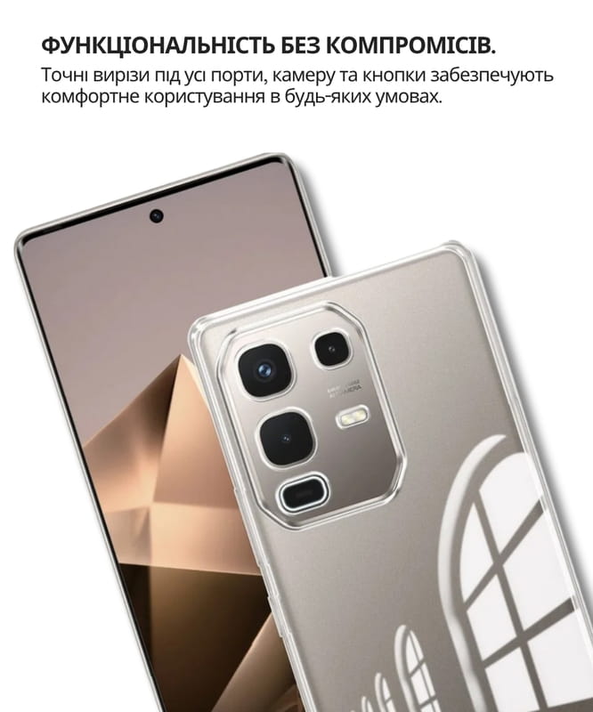 Чохол-накладка BeCover для Infinix Note 50 4G (X6858) Transparancy (714669)