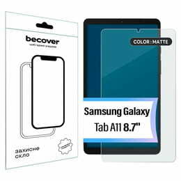 Захисне скло BeCover Matte Anti-Glare для Samsung Galaxy Tab A11 SM-X133/X135 8.7" (713938)