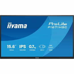 Монітор Iiyama 15.6" ProLite P1671HSC-B1 IPS Black