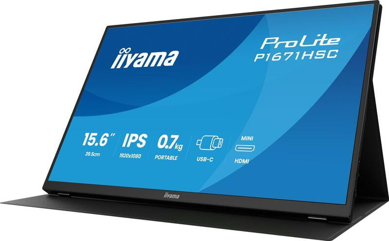 Монитор Iiyama 15.6" ProLite P1671HSC-B1 IPS Black