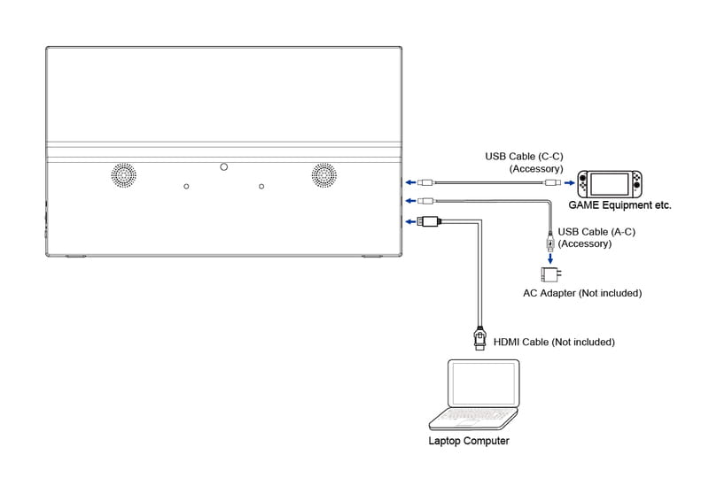 Монитор Iiyama 15.6" ProLite P1671HSC-B1 IPS Black