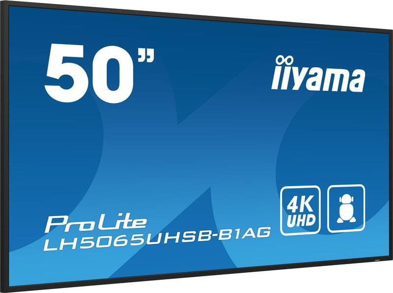 Дисплей Iiyama 49.5" ProLite LH5065UHSB-B1AG VA Black