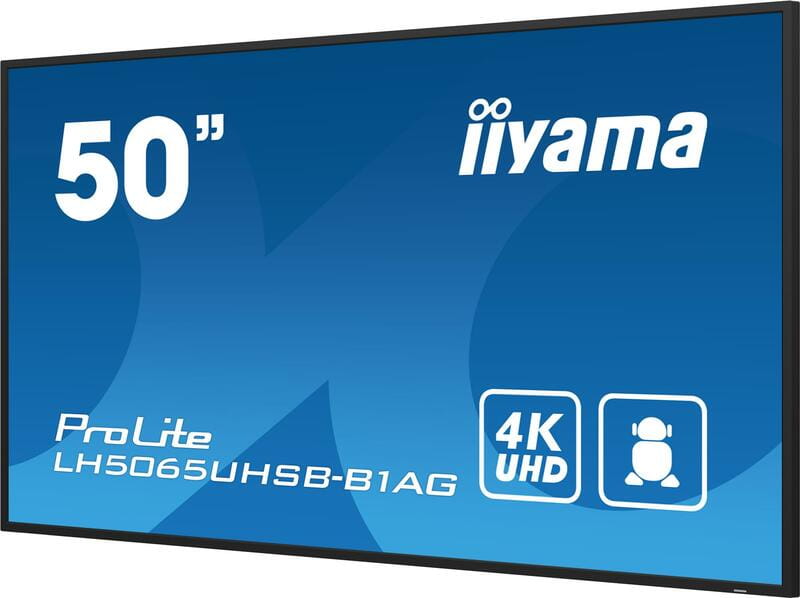 Дисплей Iiyama 49.5" ProLite LH5065UHSB-B1AG VA Black