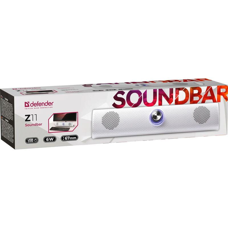 Акустическая система (саундбар) Defender Z11 White (65311)