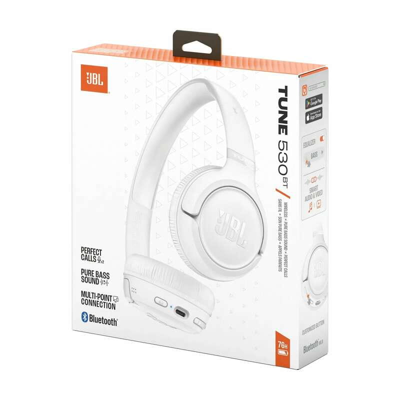 Bluetooth-гарнітура JBL Tune 530BT White (JBLT530BTWHTEU)