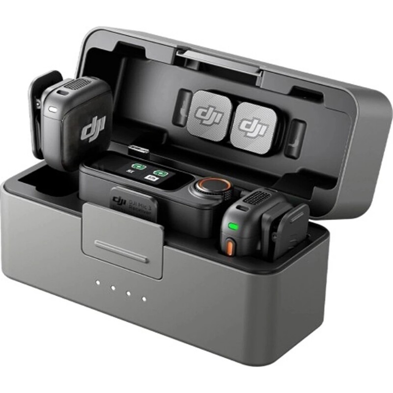 Микрофонная радиосистема DJI Mic 3 (2 TX + 1 RX + Charging Case) (CP.RN.00000480.01)