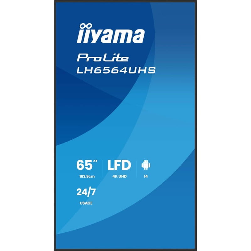 Дисплей 65" Iiyama ProLite LH6564UHS-B1AG VA Black