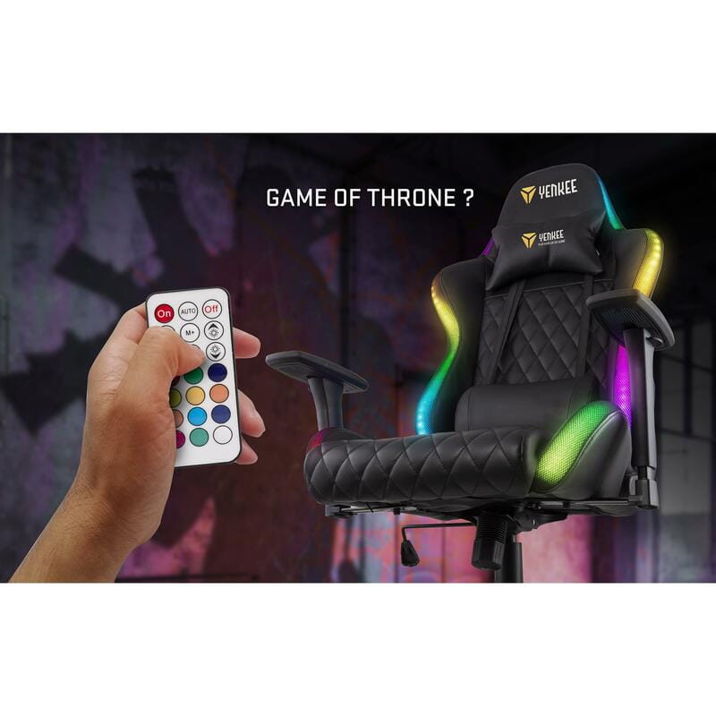 Крісло для геймерів Yenkee YGC 300RGB Stardust (45015755)