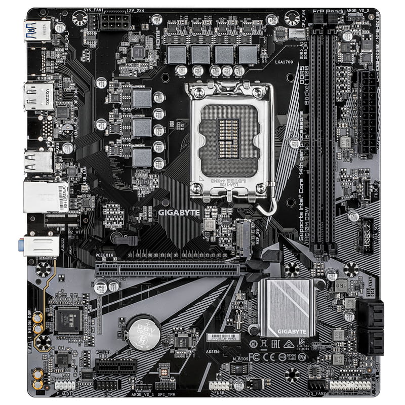 Материнська плата Gigabyte H610M D3W Socket 1700