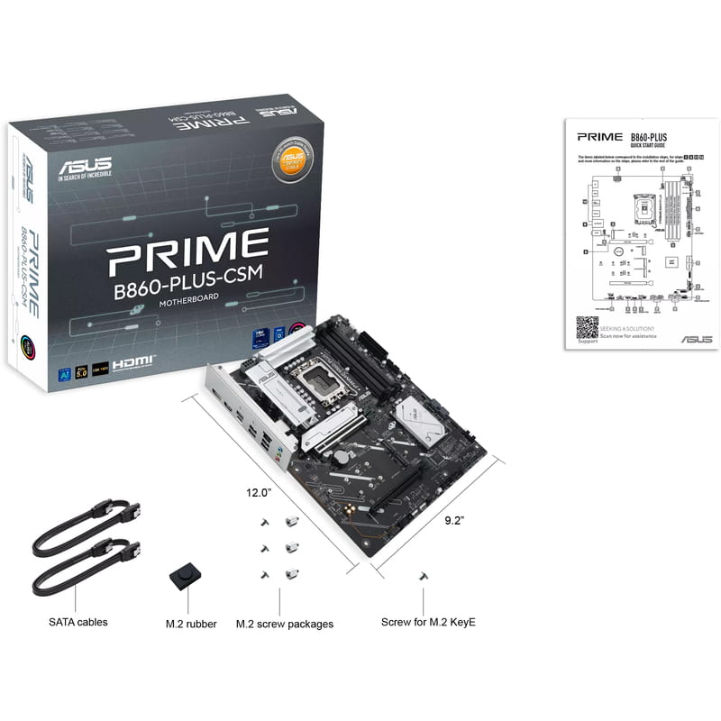 Материнская плата Asus Prime B860-Plus-CSM Socket 1851