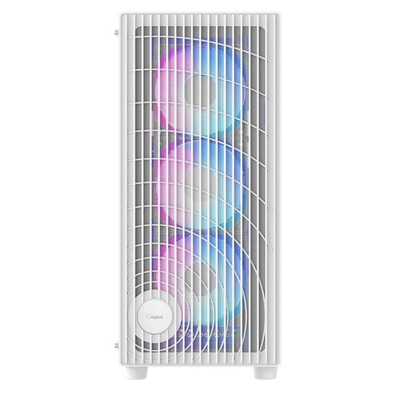 Корпус Ocypus Gamma C70 WH ARGB (GAMMA-C70-WHG400XX-GL)